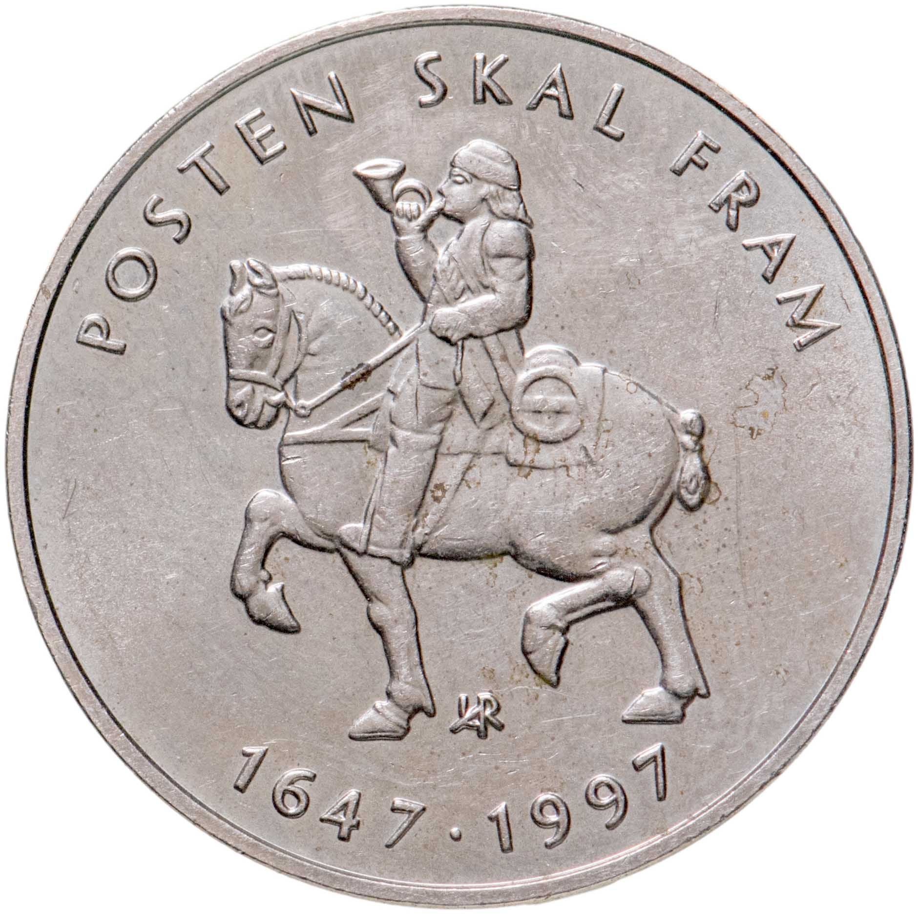 Norway | 5 Kroner Coin | Norwegian Postal Service | KM:461 | 1997