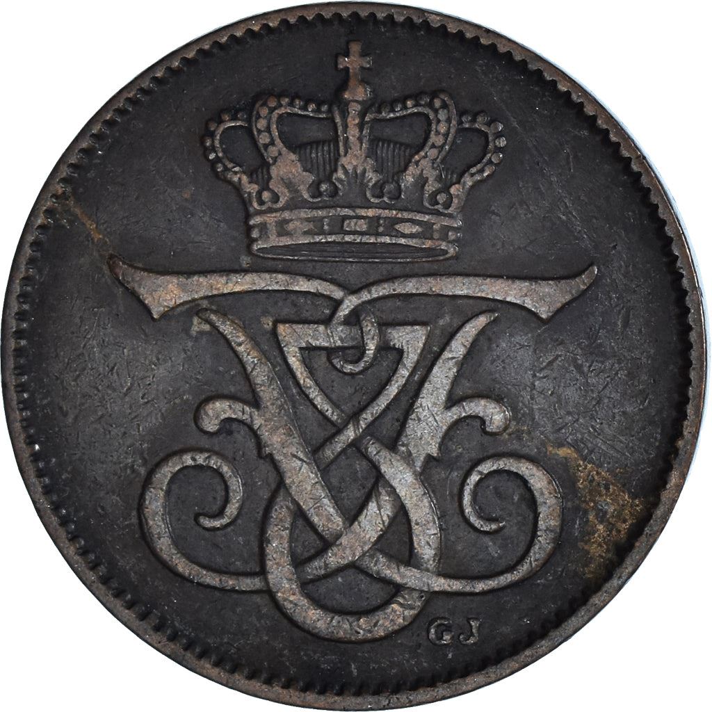 Denmark | 2 Ore Coin | Monogram | Km:805 | 1907 - 1912