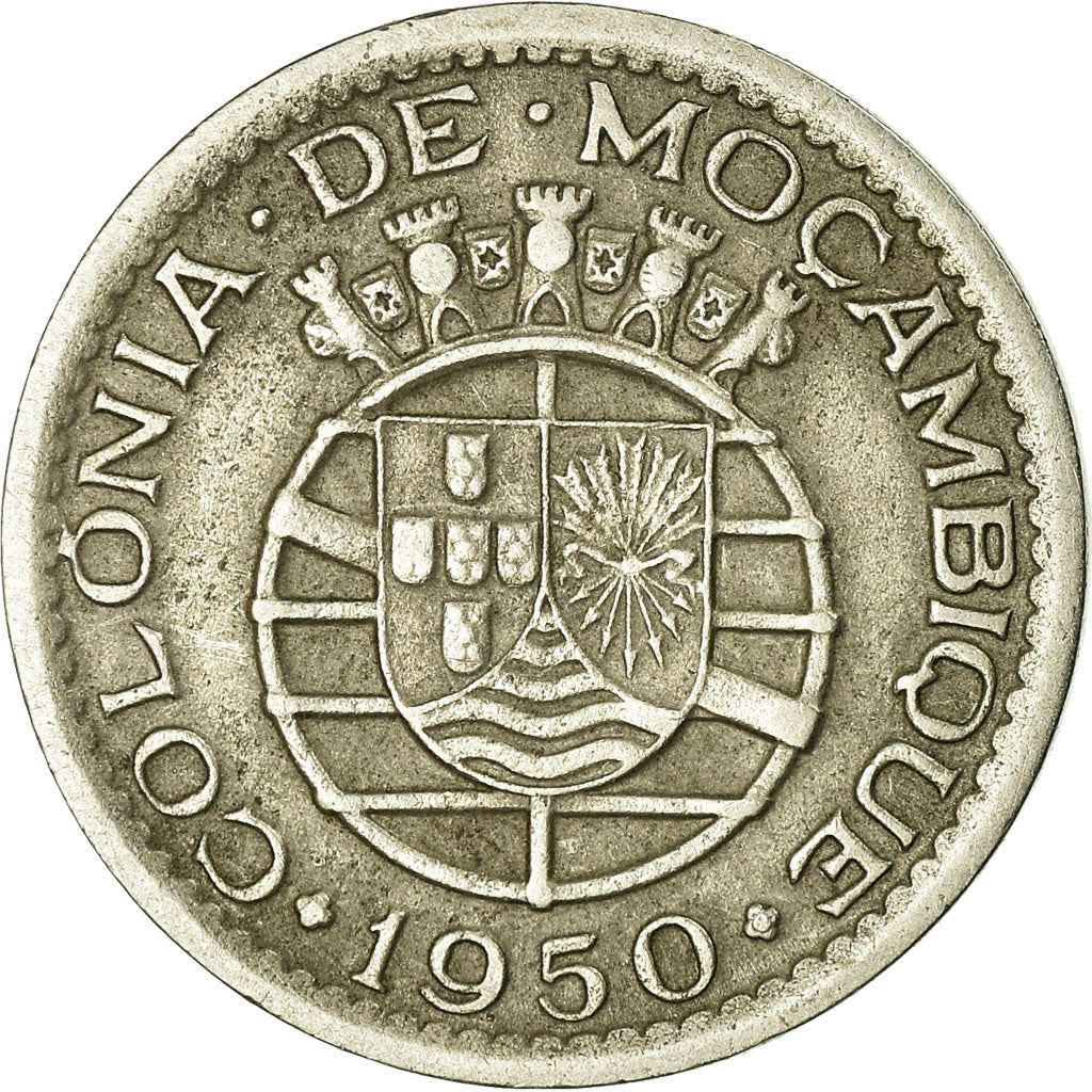 Mozambique 50 Centavos Coin | Military Order Of Christ | KM76 | 1950 - 1951