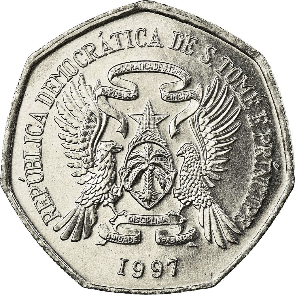 Sao Tome and Principe | 1000 Dobras Coin | FAO | Km:90 | 1997