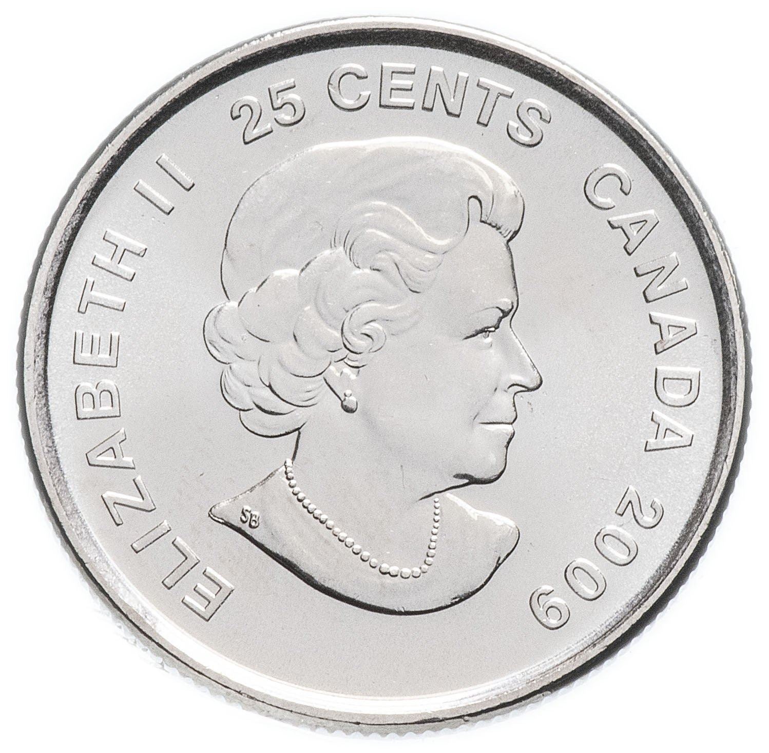 Canada | 25 Cents Coin | Nickel plated steel | Cindy Klassen | KM:1065 | 2009