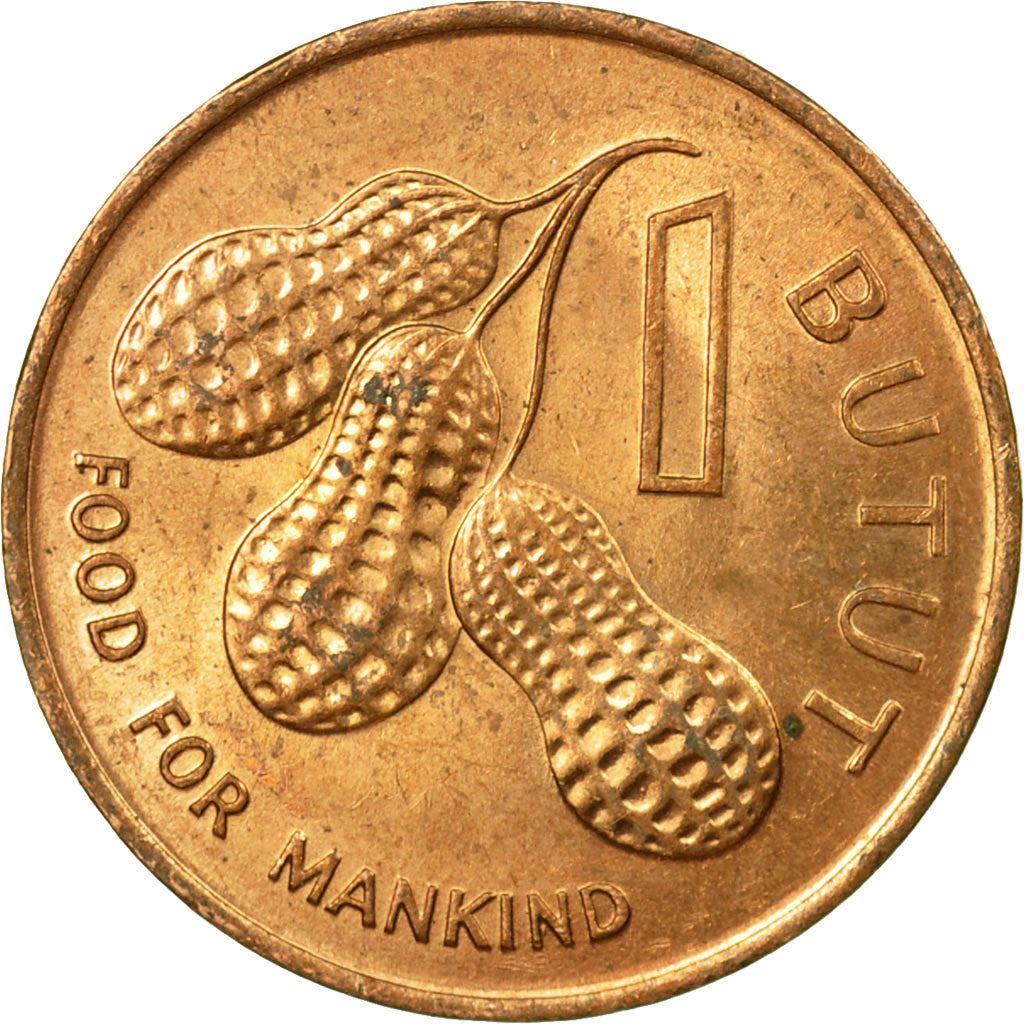 The Gambia | 1 Butut Coin | FAO | Peanuts | Km:14 | 1974 - 1985