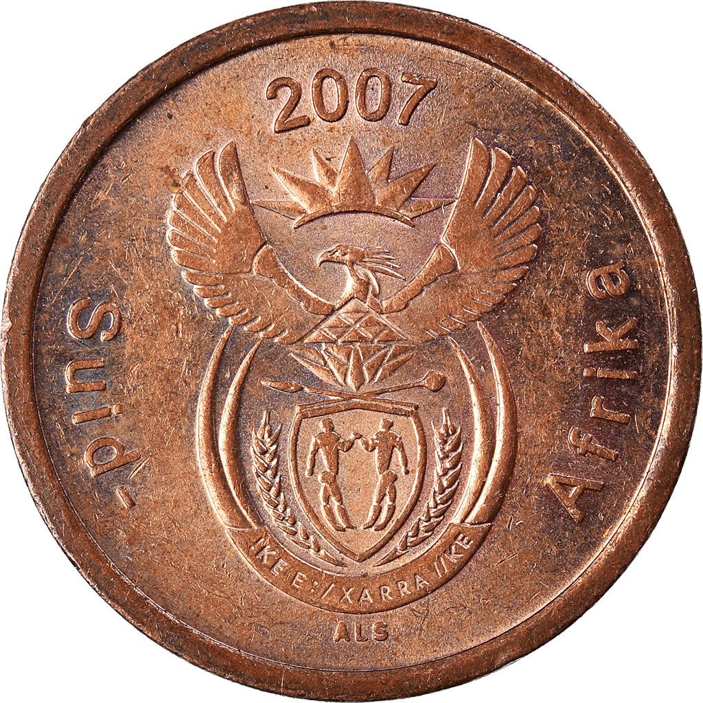 South Africa 5 Cents Afrikaans Legend - Suid-Afrika Coin KM340 2007