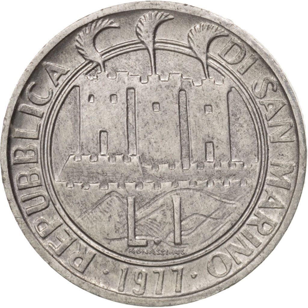 San Marino | 1 Lira Coin | FAO | Km:63 | 1977