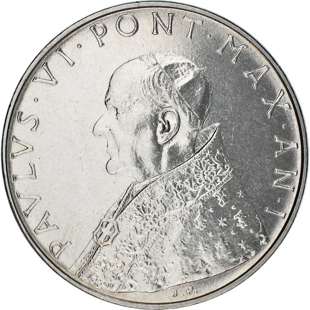 Vatican City | 100 Lire Coin | Paul VI | Km:82 | 1963 - 1965