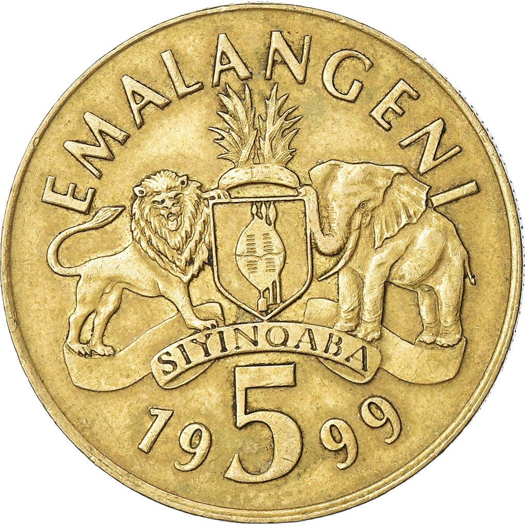 Eswatini 5 Emalangeni Coin | King Mswati III | KM47 | 1995 - 2003
