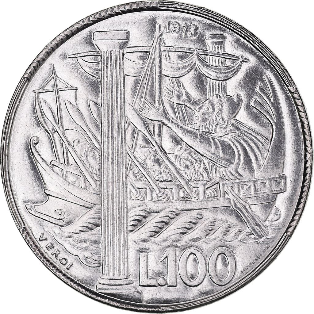San Marino | 100 Lire Coin | Ulysses | Km:28 | 1973