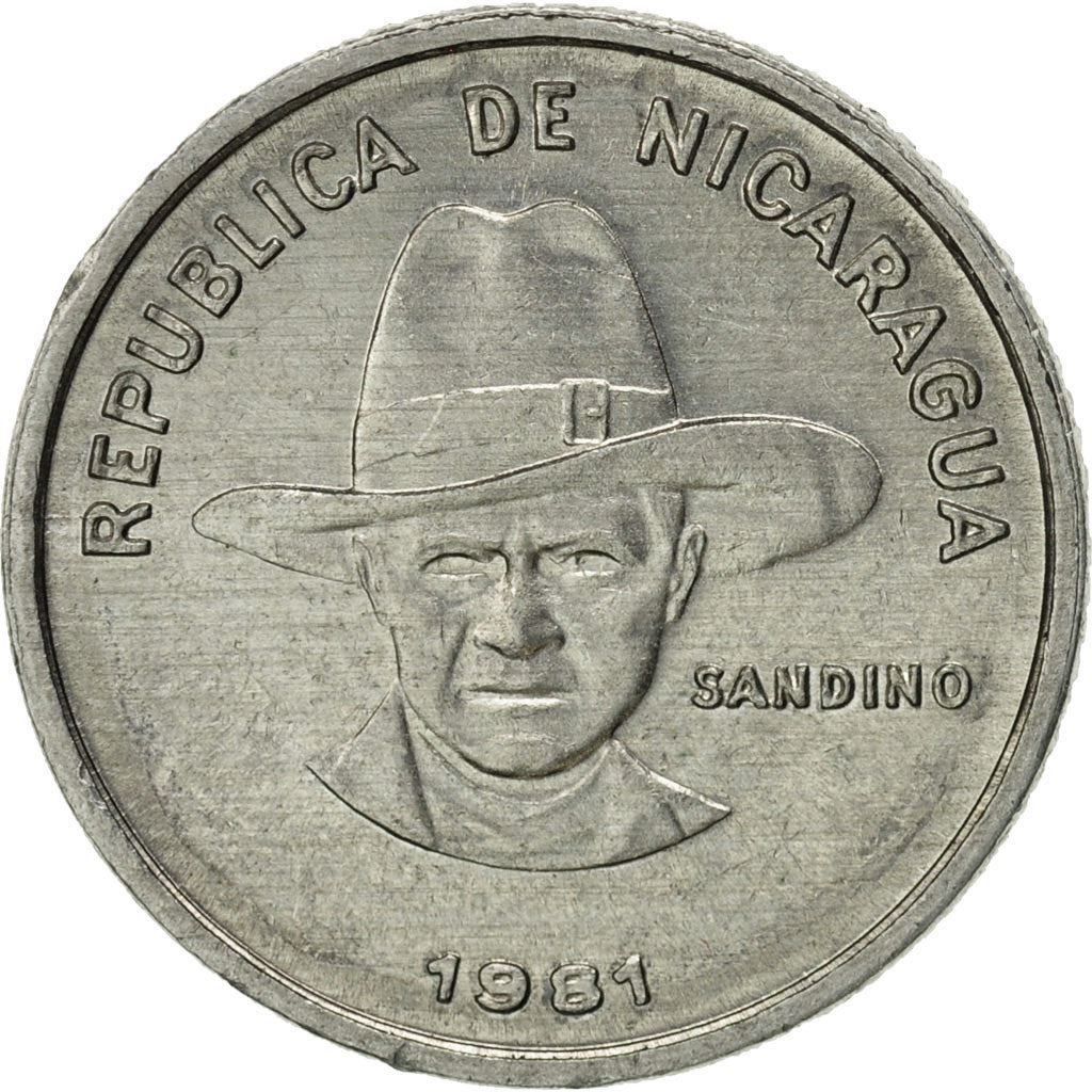Nicaragua Coin Nicaraguan 5 Centavos Coin | Augusto Nicolas Sandino | KM49 | 1981