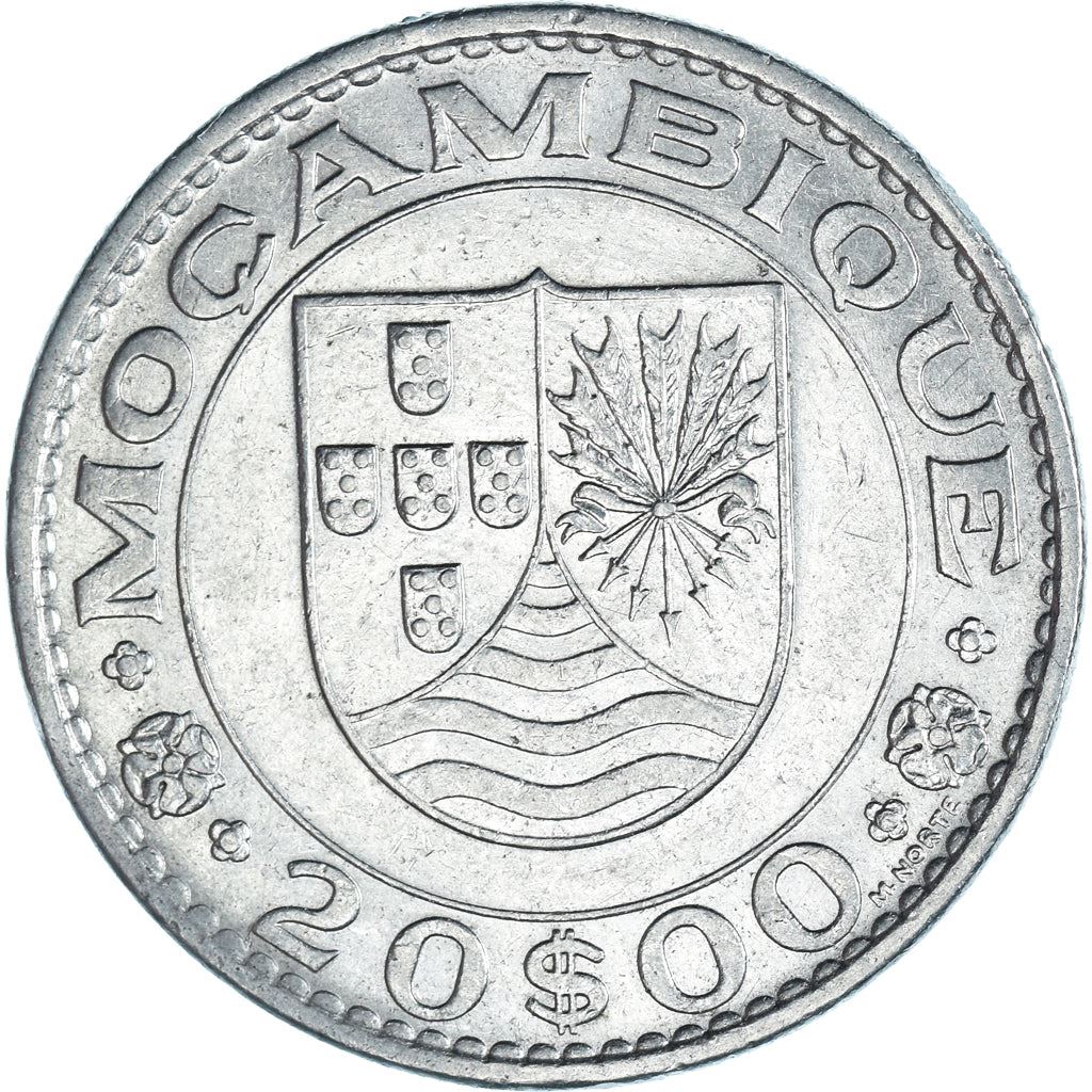 Mozambique | 20 Escudos Coin | Bundle of Arrows | Km:87 | 1971 - 1972