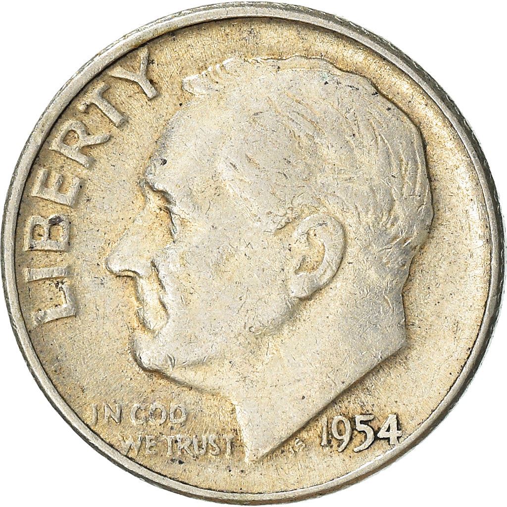 Vereinigte Staaten | 1 Dime Münze | Franklin D. Roosevelt | KM:195 | 1946 - 1964