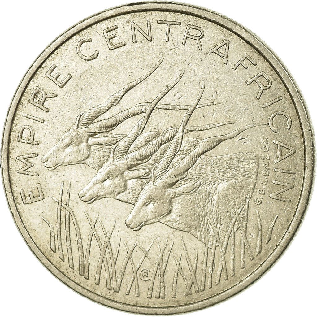 Central African Republic | 100 Francs Cfa Coin | Antelope | Km:8 | 1978