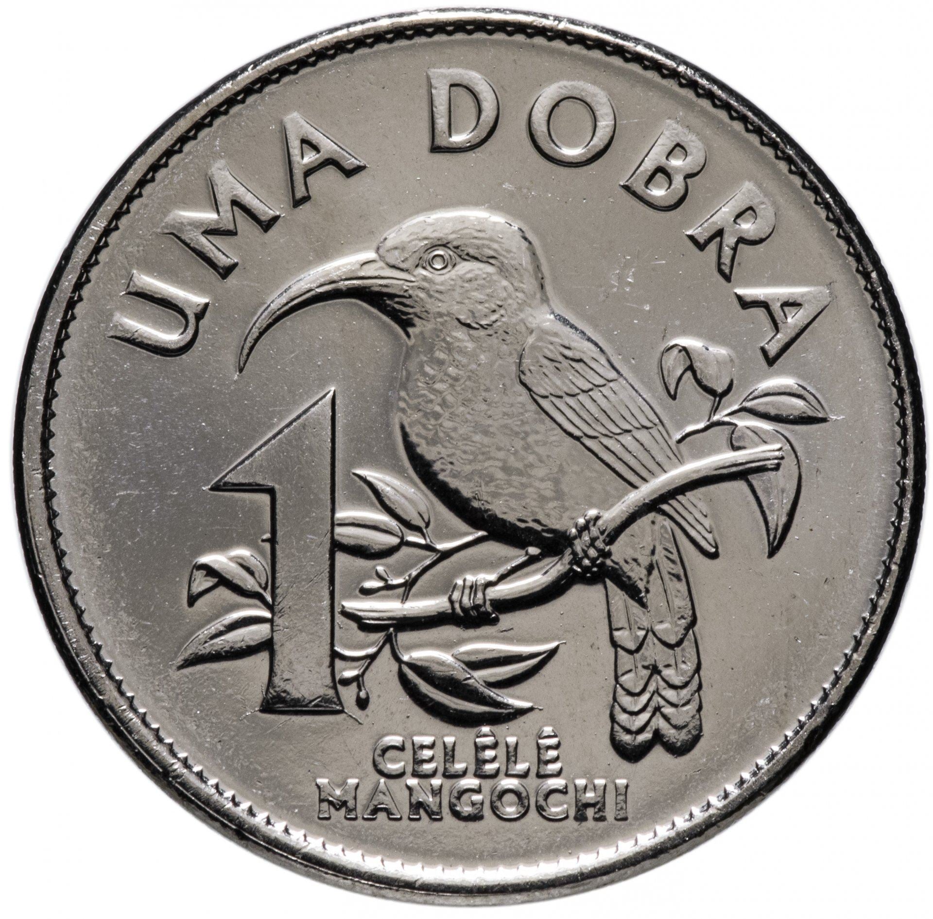 Sao Tome and Principe | 1 Dobra Coin | Giant sunbird | 2017