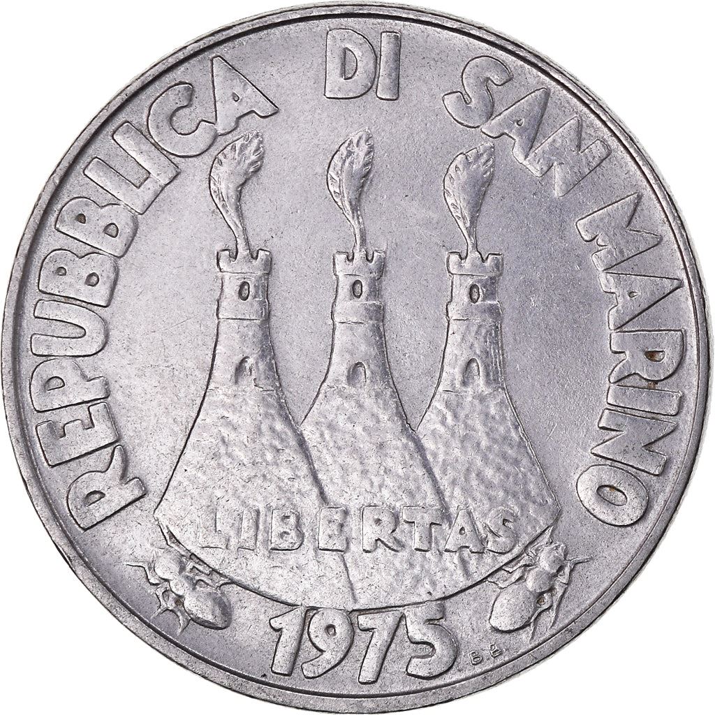 San Marino | 50 Lire Coin | Fish | Km:45 | 1975