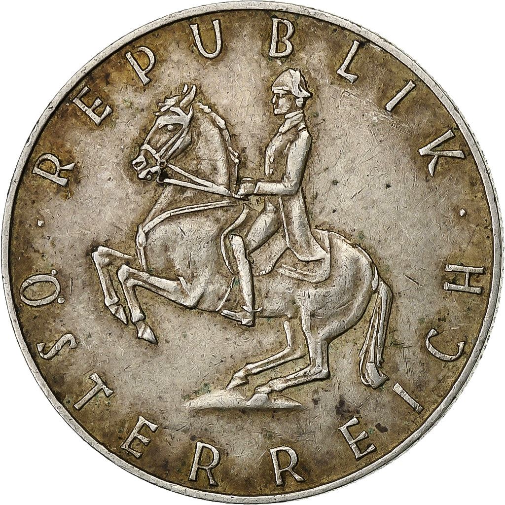 Austria | 5 Schilling Coin | Lipizzaner horse | Km:2889 | 1960 - 1968