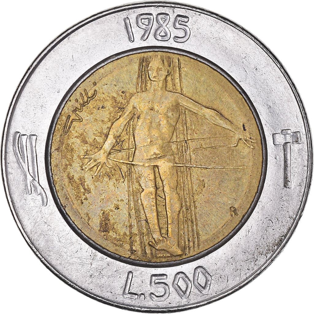 San Marino | 500 Lire Coin | Redemption from drugs | Km:181 | 1985
