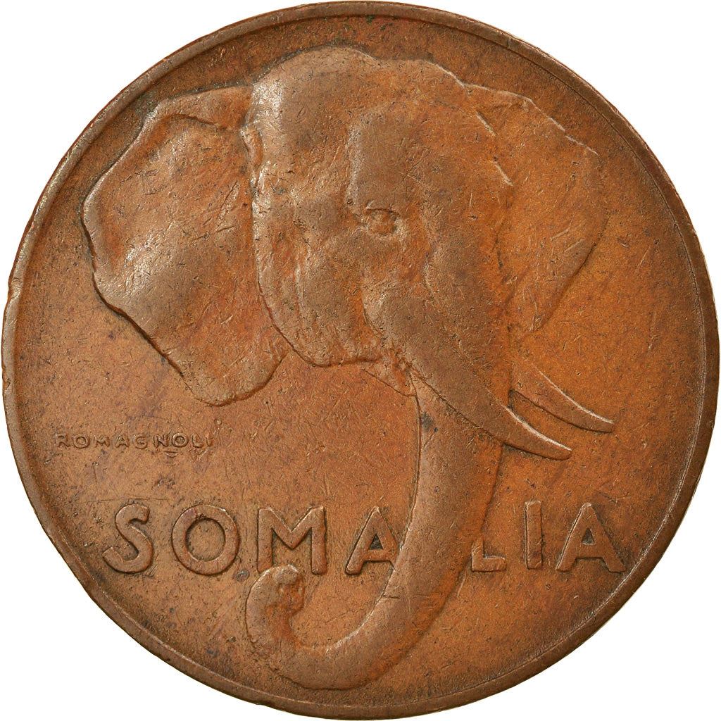 Somalia | 10 Centesimi Coin | Elephant | Km:3 | 1950