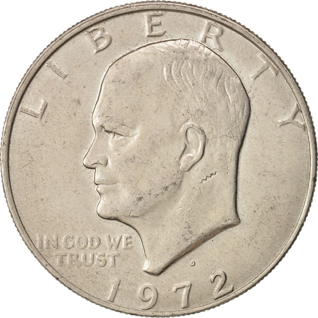 United States | 1 Dollar Coin | Apollo 11 Insignia | Copper-nickel clad copper | KM:203 | 1971-1978