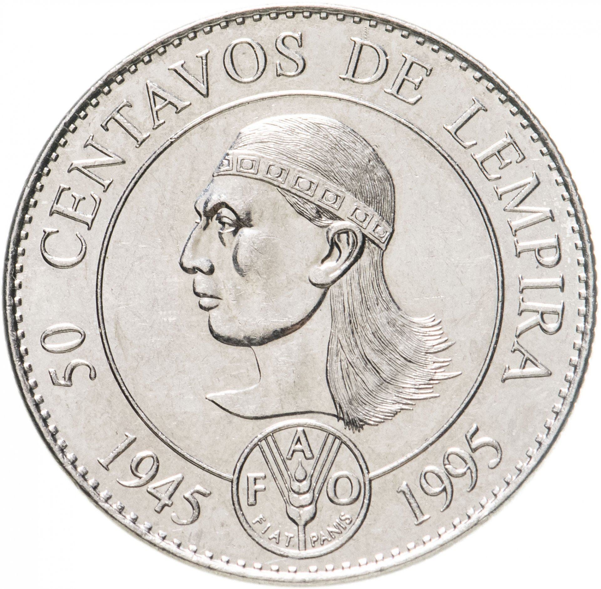 Honduras | 50 Centavos Coin | FAO | KM:88 | 1994