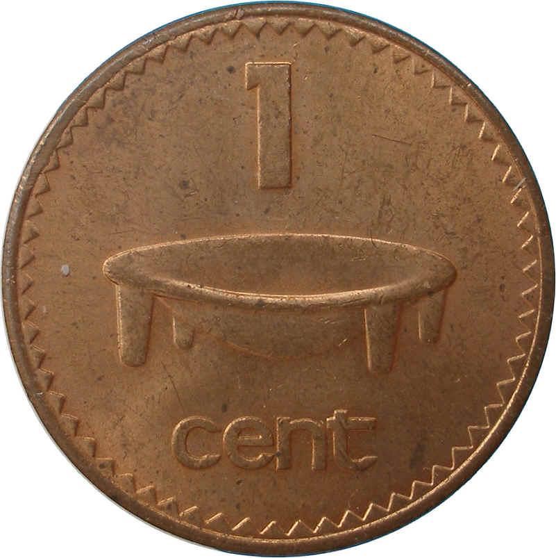 Fiji | 1 Cent Coin | Tanoa | Km:27 | 1969 - 1985