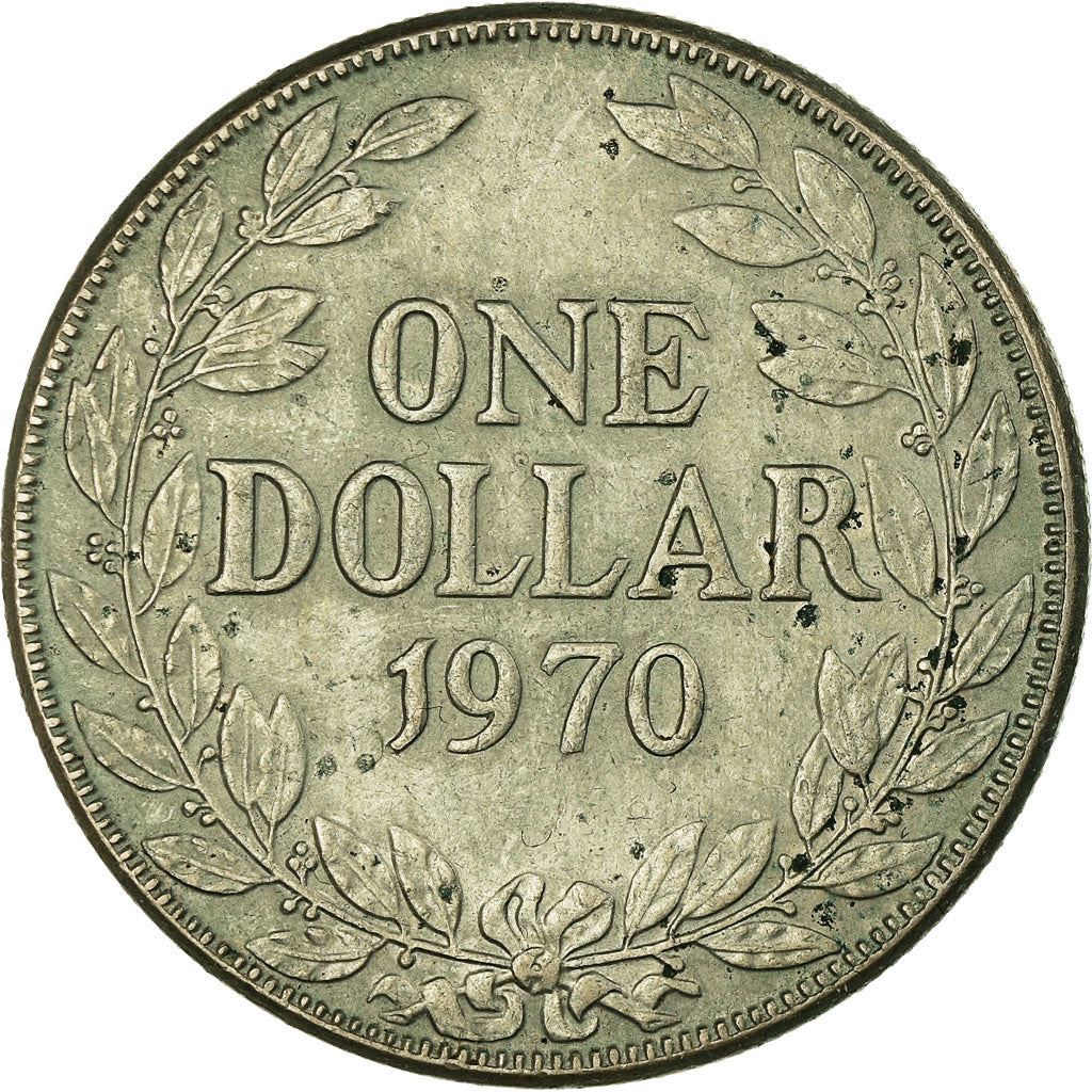 Liberia | Moneta da 1 Dollaro | Rami d'ulivo | Km:18A | 1966 - 1975