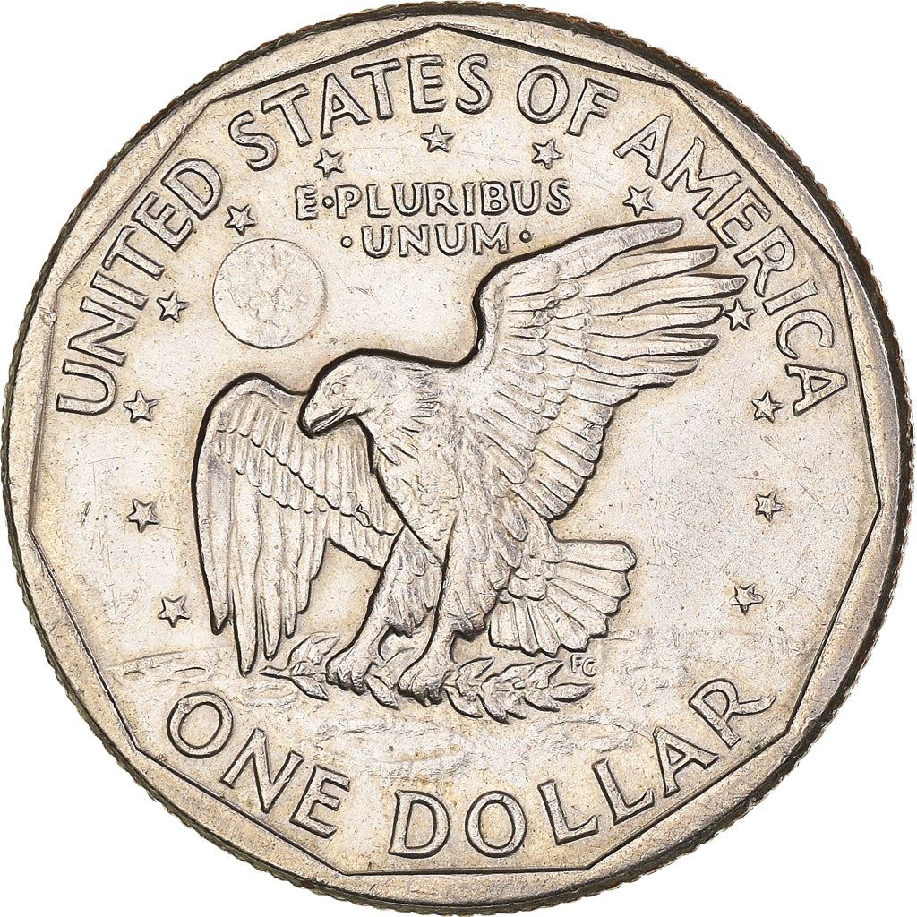 United States | 1 Dollar Coin | Susan B. Anthony | KM:207 | 1979 - 1999