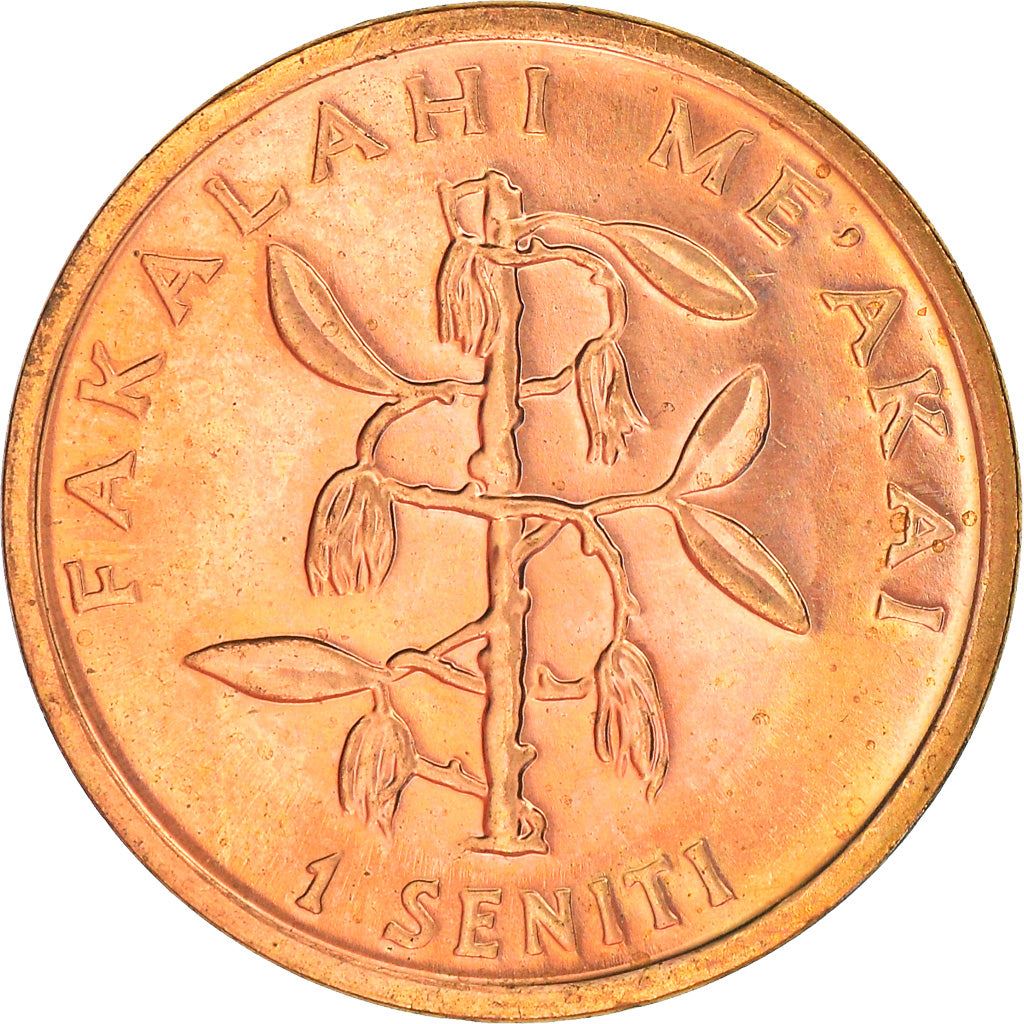 Tonga | 1 Seniti Coin | Corn | Vanilla | FAO | Km:66A | 2002 - 2005