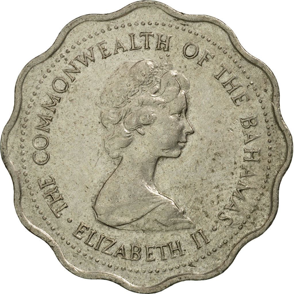 The Bahamas | 10 Cents Coin | Bonefish | Km:39 | 1973