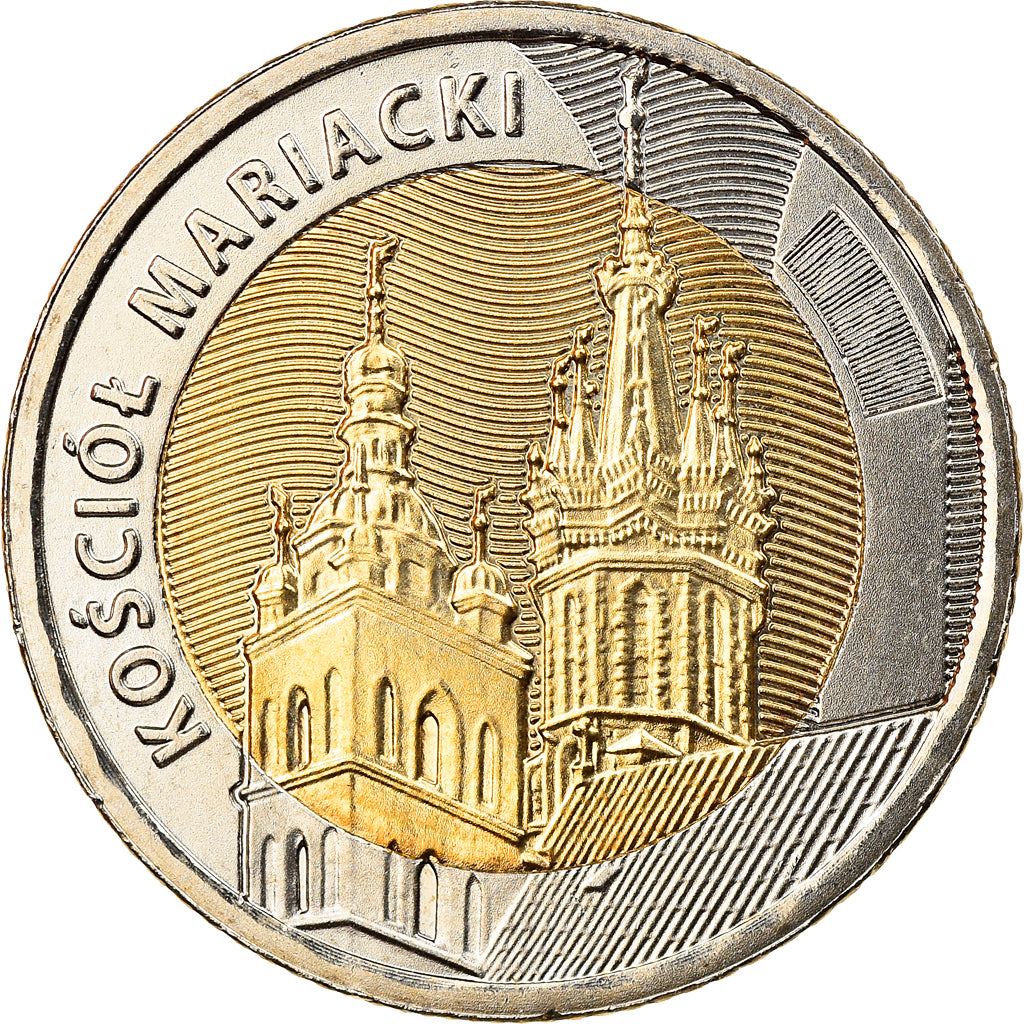 Polen | 5 Zloty Mønt | Sankt Marias Basilika | År:1064 | 2020
