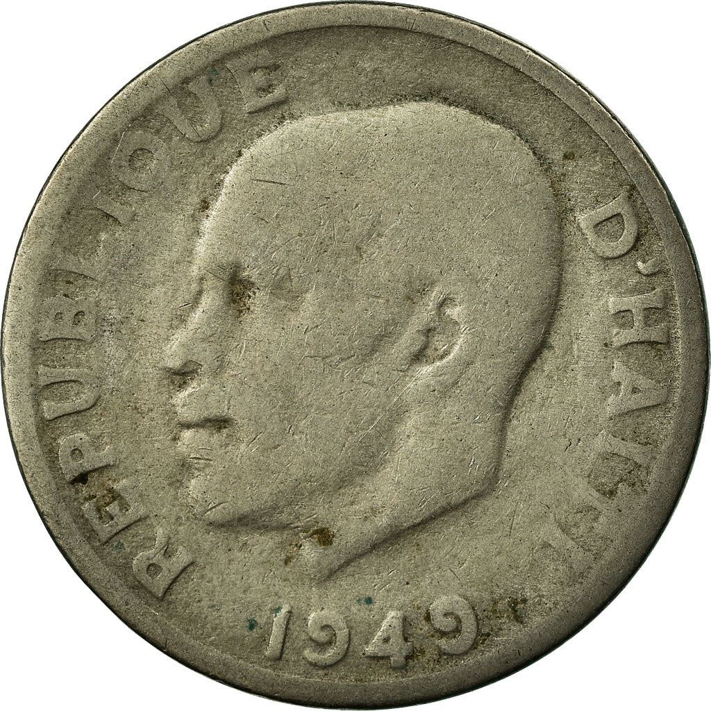 Haiti | 10 Centimes Coin | Dumarsais Estime | Cannon | Km:58 | 1949