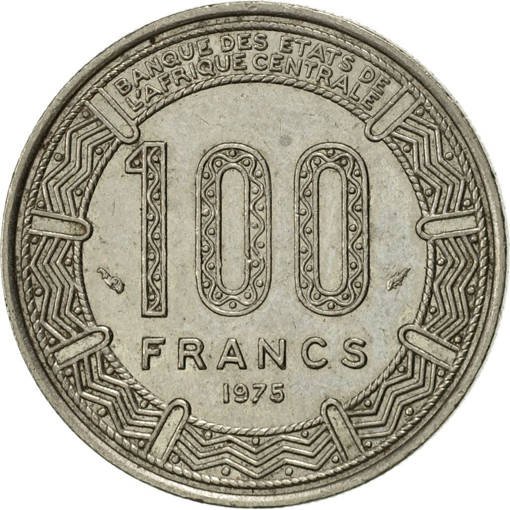 Gabon | 100 Francs Coin | Giant Eland | Km:13 | 1975 - 1985
