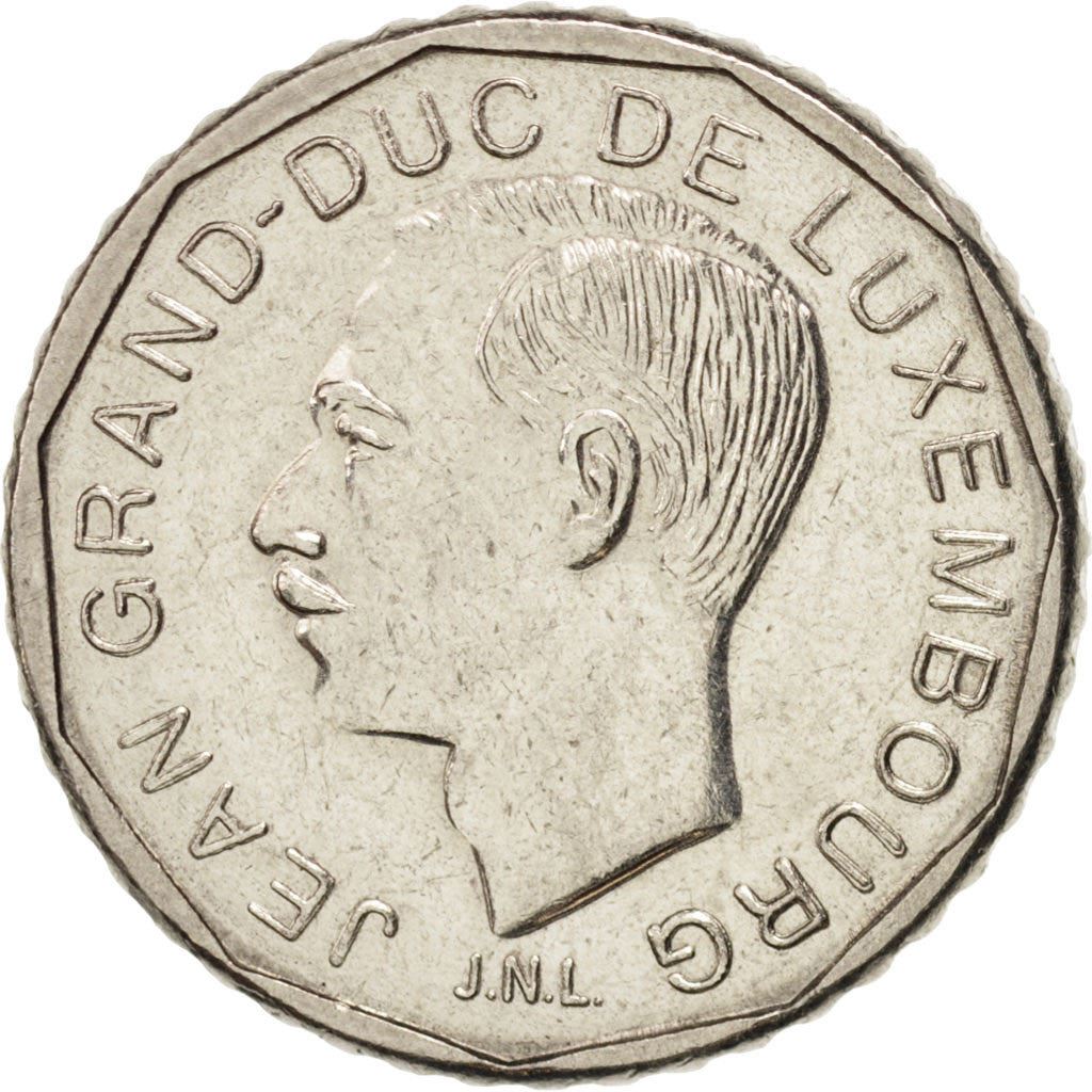 Luxembourg | 50 Francs Coin | Nickel | Monarch | Crown | KM:62 | 1987-1989