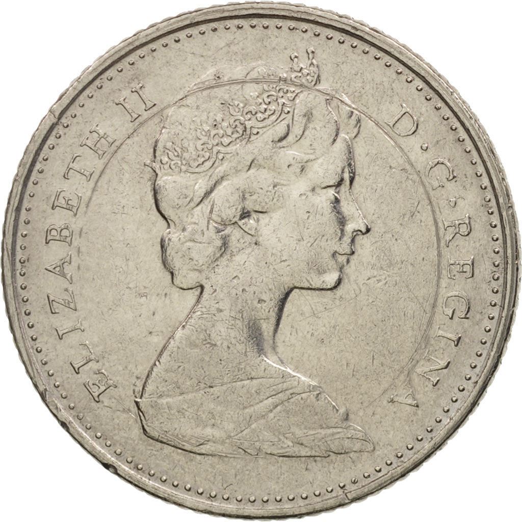 Canada | 10 Cents Coin | Nickel | 2nd portrait | KM:77 | 1969-1989