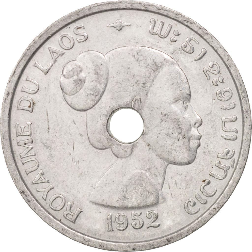 Laos | 10 Cents Coin | Lao Loum | Km:4 | 1952