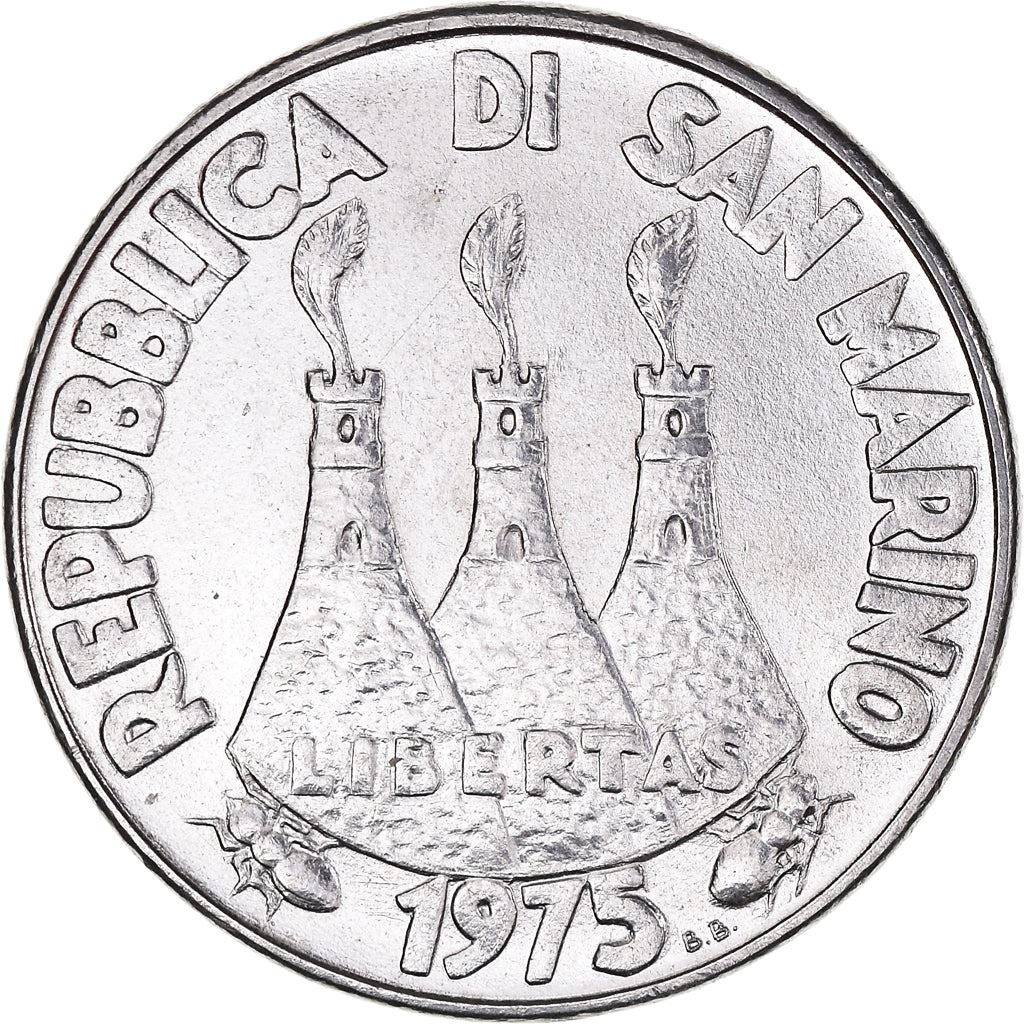 San Marino | 50 Lire Coin | Fish | Km:45 | 1975