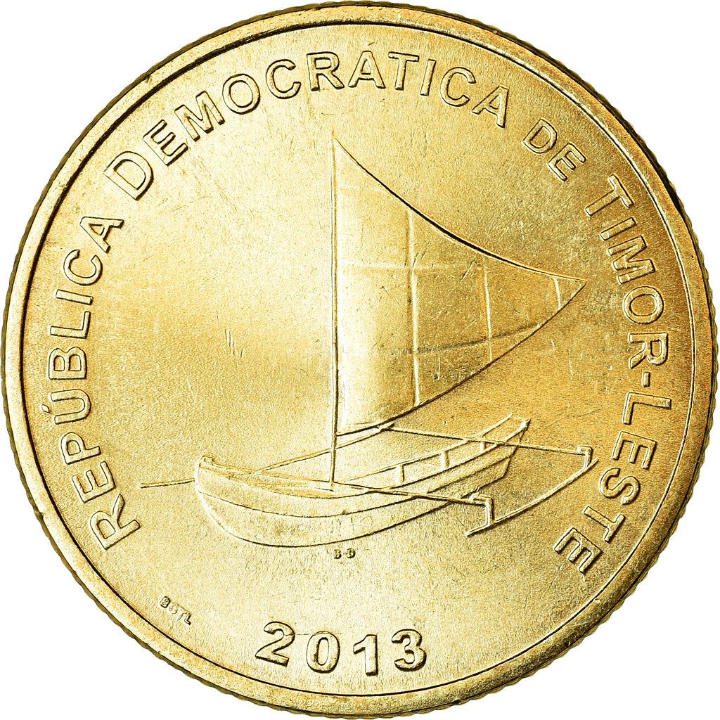 Timor-Leste | 25 Centavos Coin | Traditional boat | Km:4 | 2003 - 2017