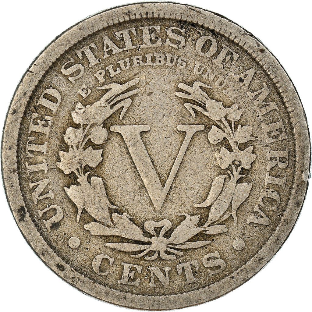 United States | 5 Cents Coin | Liberty | Roman Numeral | KM112 | 1883 - 1913