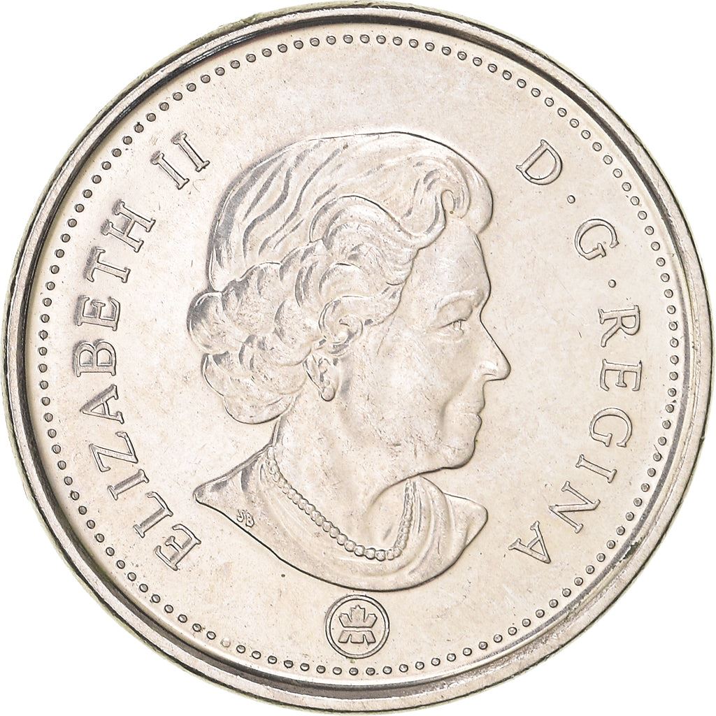Canada | 5 Cents Coin | Copper-nickel | 4th portrait | KM:491b | 2006