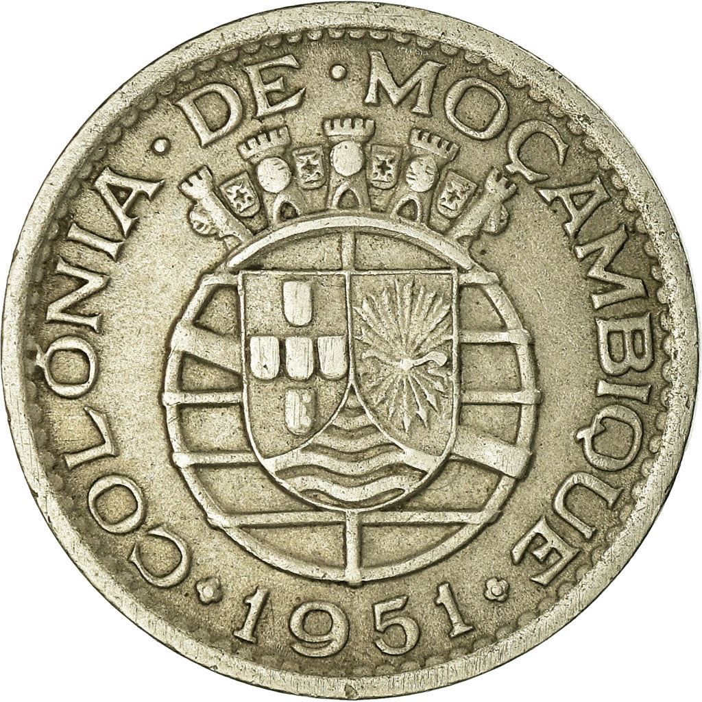 Mozambique 50 Centavos Coin | Military Order Of Christ | KM76 | 1950 - 1951