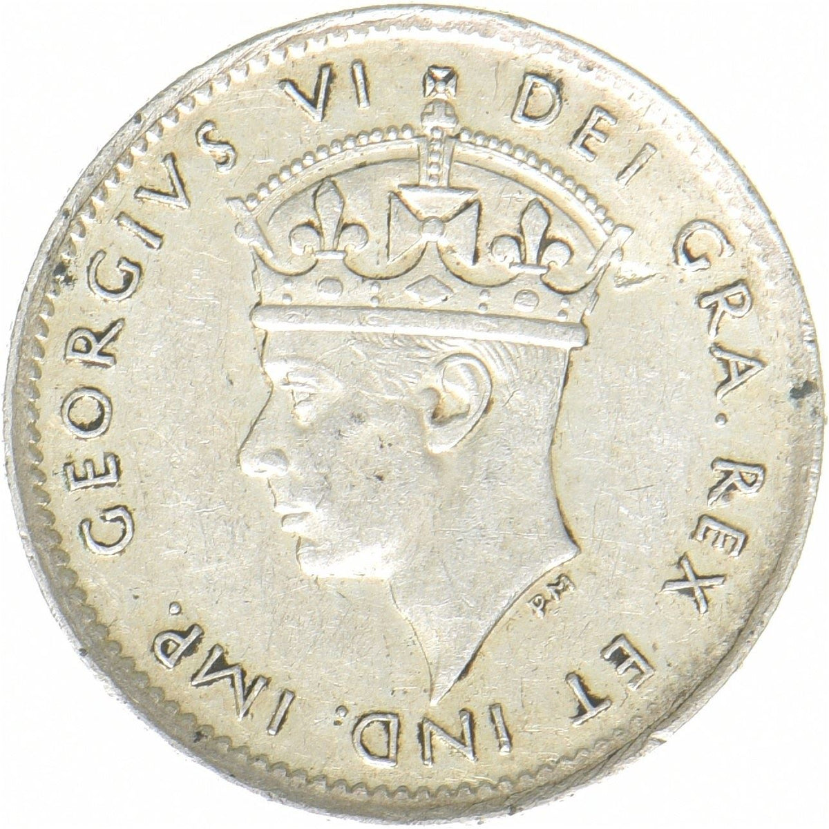 Newfoundland | 5 Cents Coin | George VI | Silver (.800) | KM:19a | 1944-1947