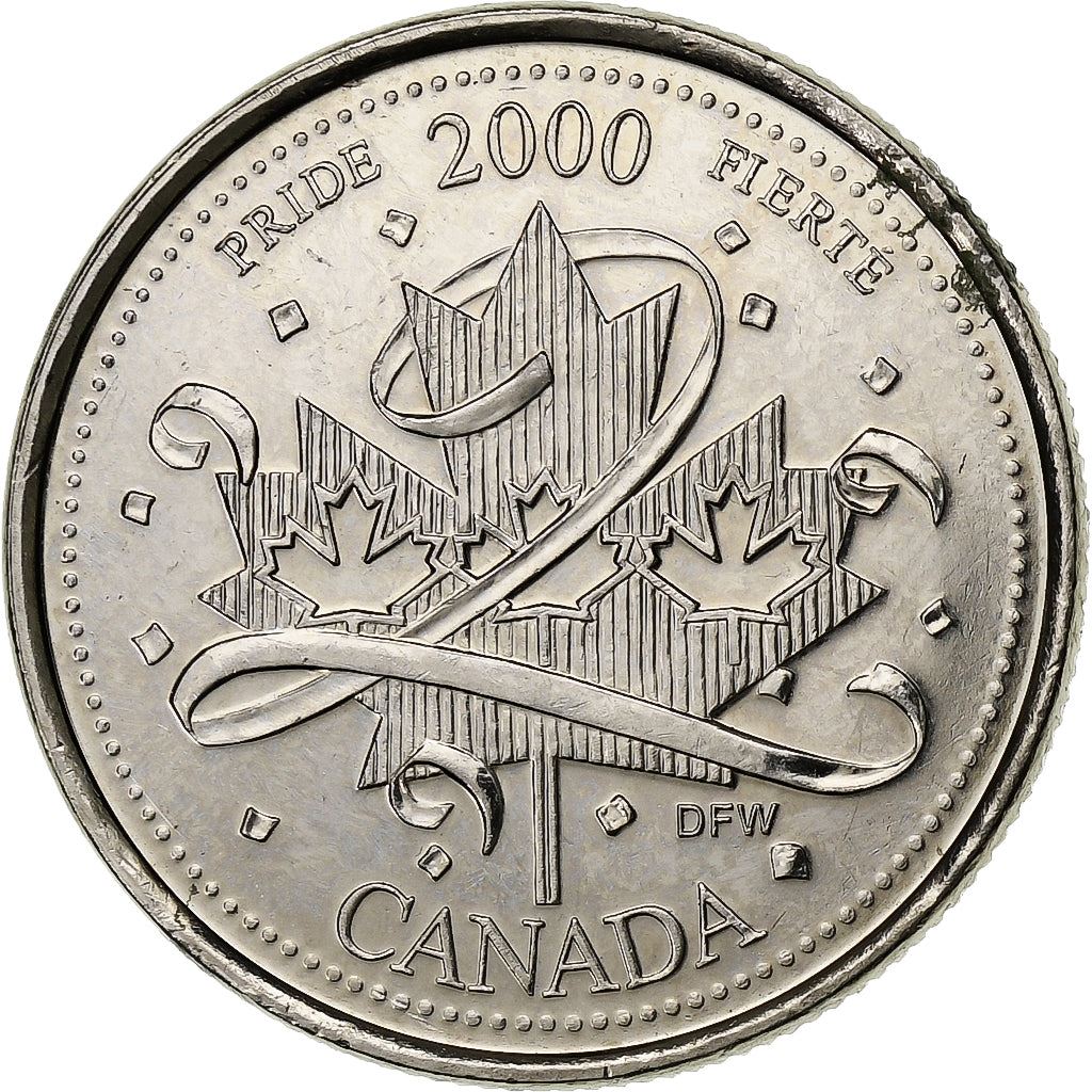 Canada | 25 Cents Coin | Pride | Nickel | KM:384.2 | 2000