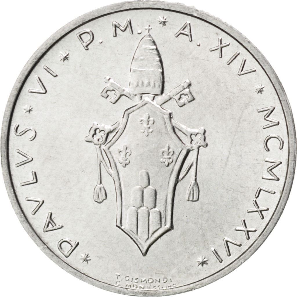 Vatican City | 1 Lira Coin | FAO | Aluminium | KM:116 | 1970-1977
