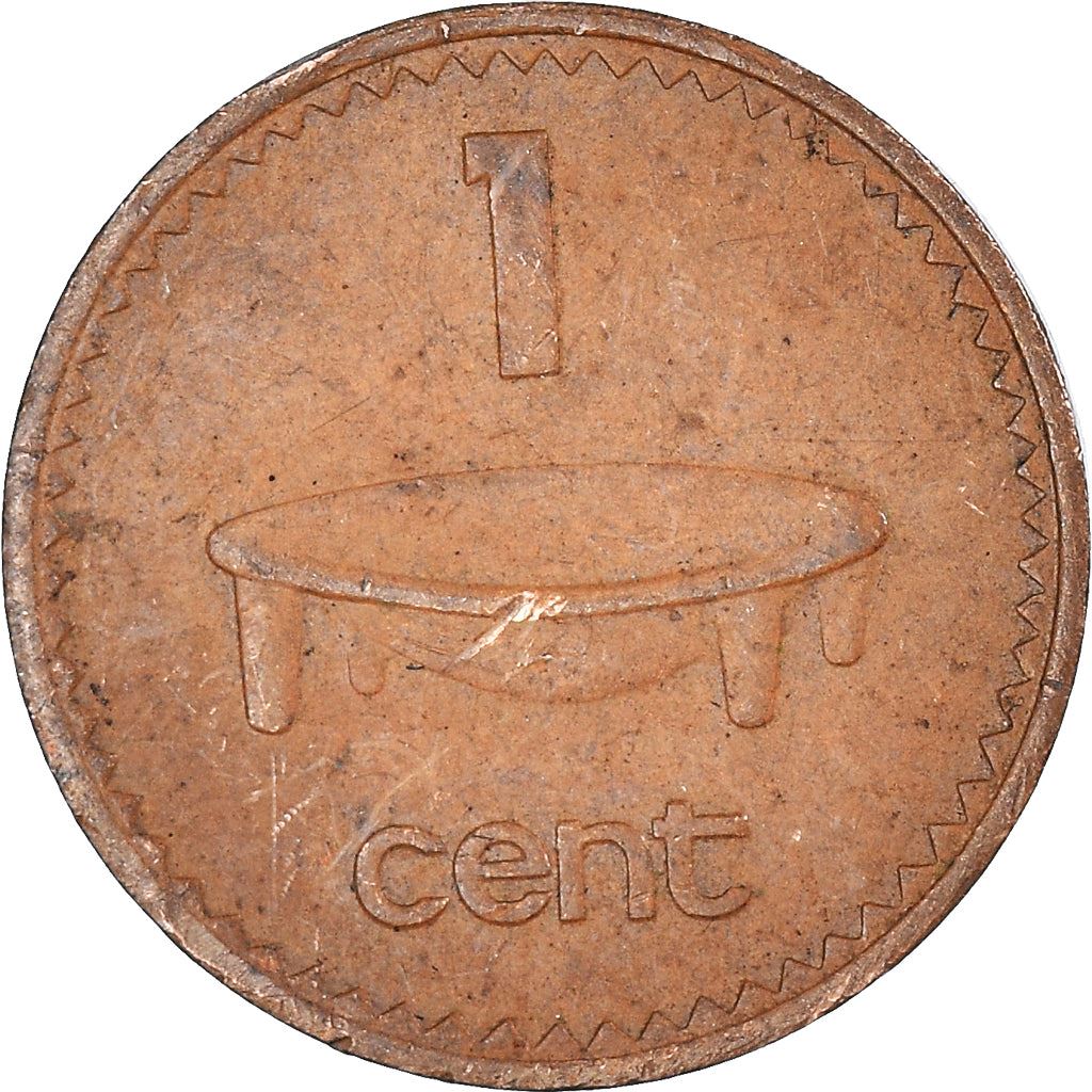 Fiji | 1 Cent Coin | Tanoa | Km:27 | 1969 - 1985