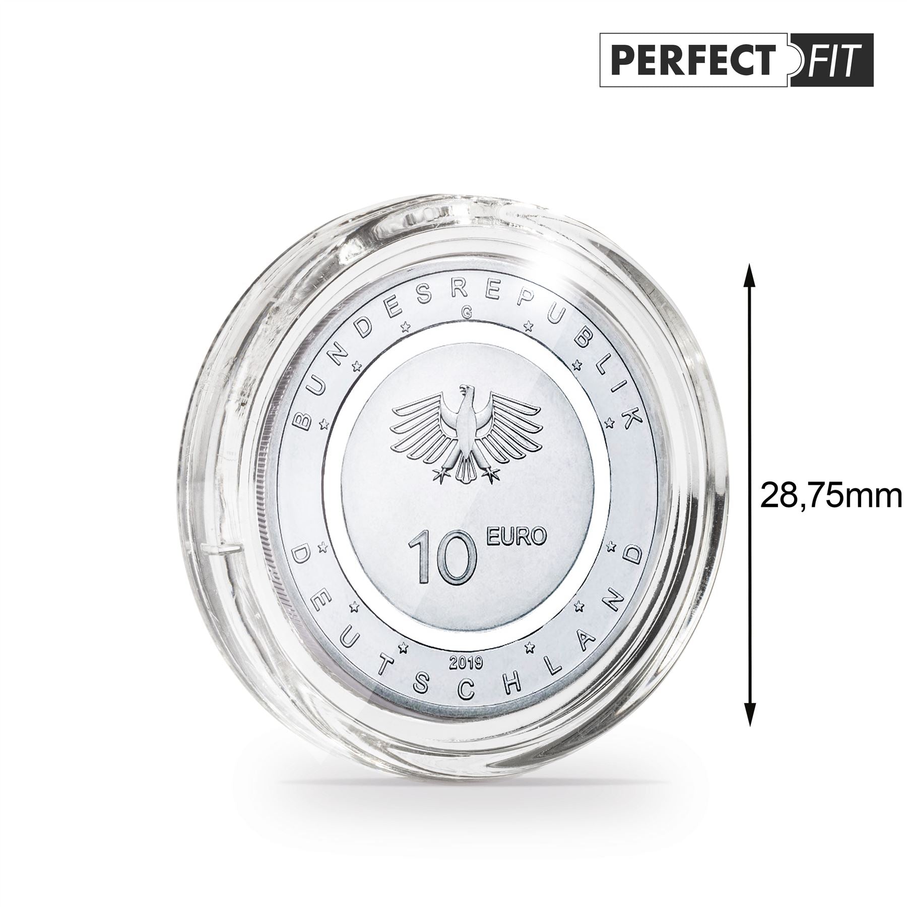 ULTRA "Perfect Fit" Rimless Coin Capsules | Perfect Fit for Specific Coins | Packs of 10