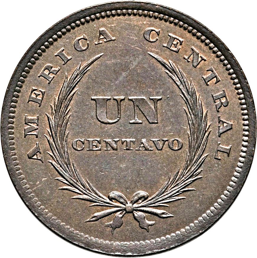 El Salvador 1 Centavo Coin | Phrygian Cap | KM108 | 1892 - 1893