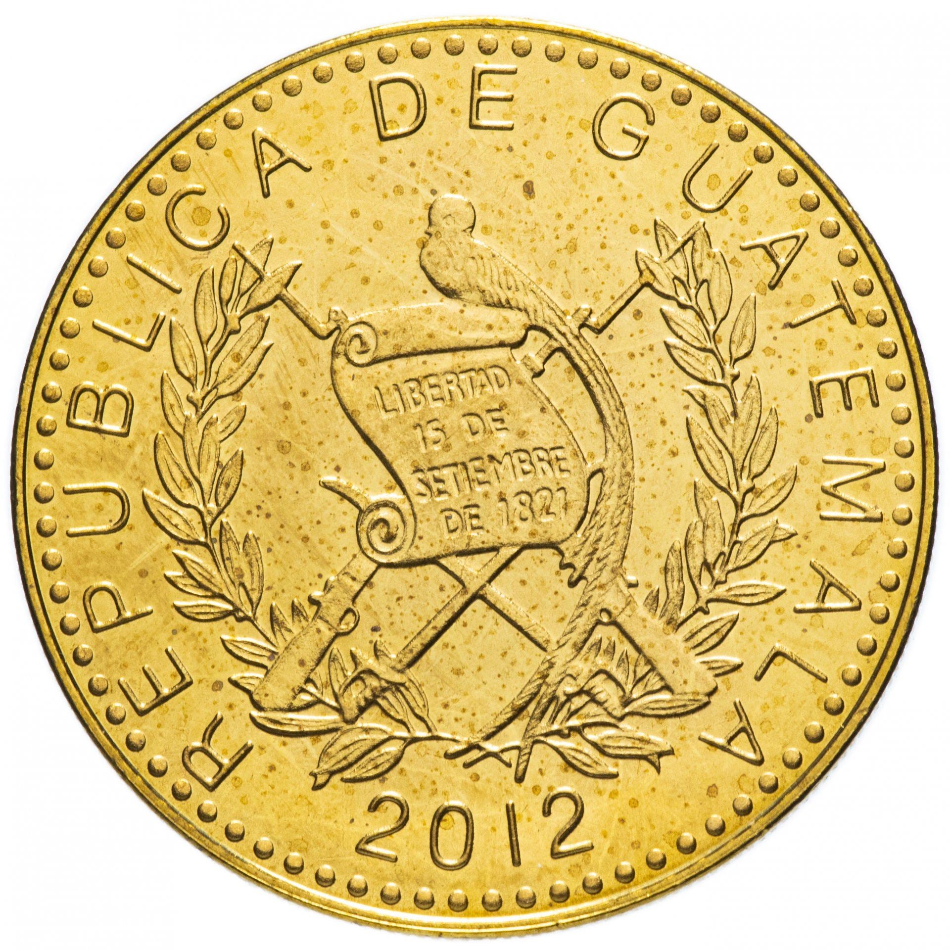 Гватемала | Монета 50 сентаво | Орхидея | KM:283a | 2012 - 2024