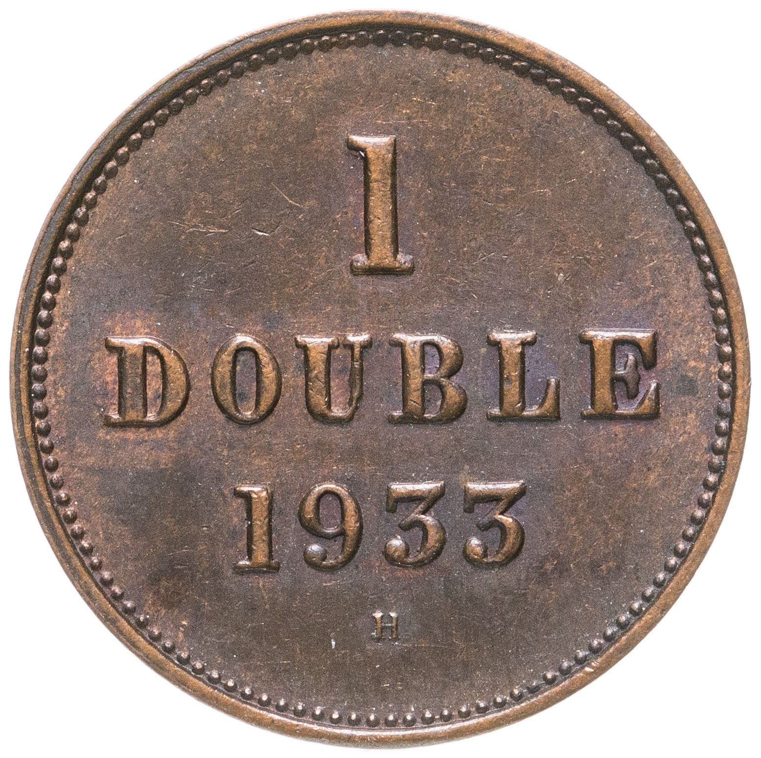 Guernsey | 1 Double Coin | KM11 | 1911 - 1938
