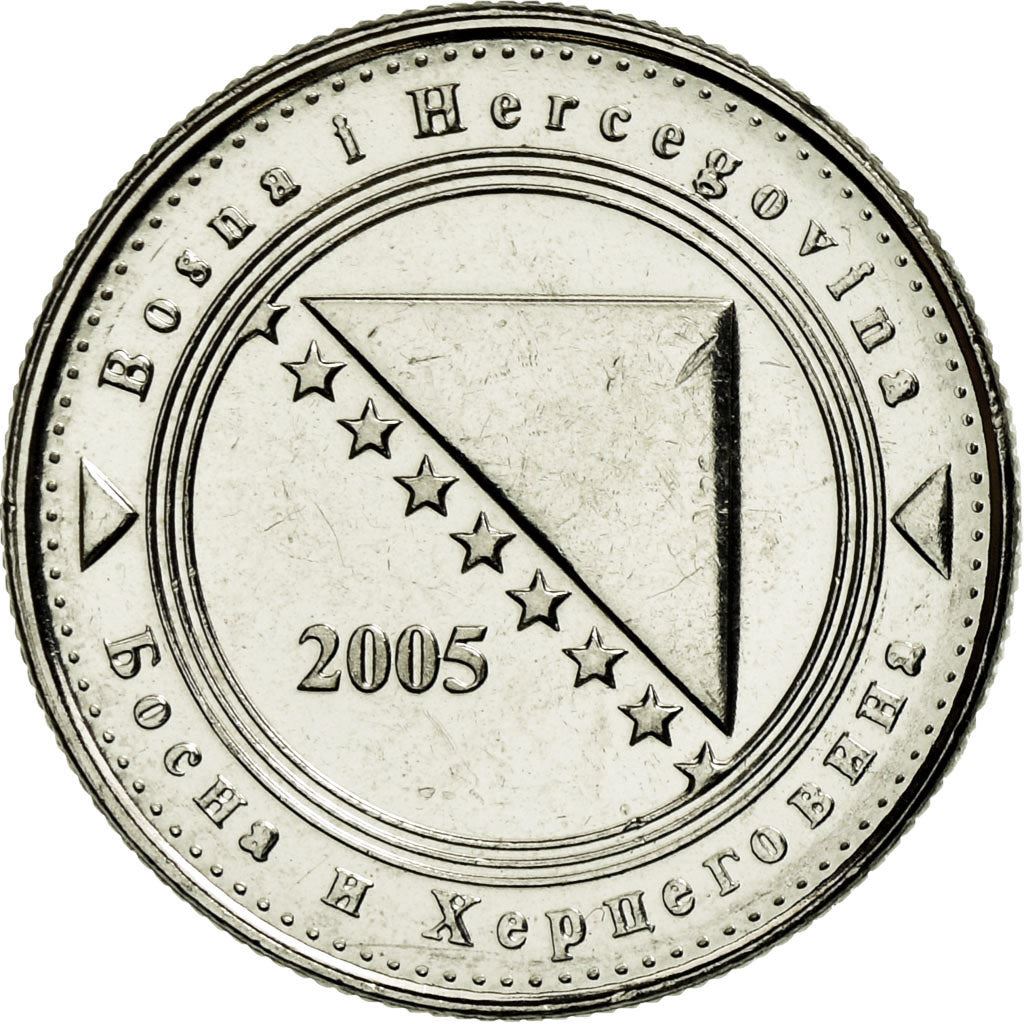 Bosnia and Herzegovina | 5 Feninga Coin | Map of Bosnia | Km:121 | 2005 - 2025