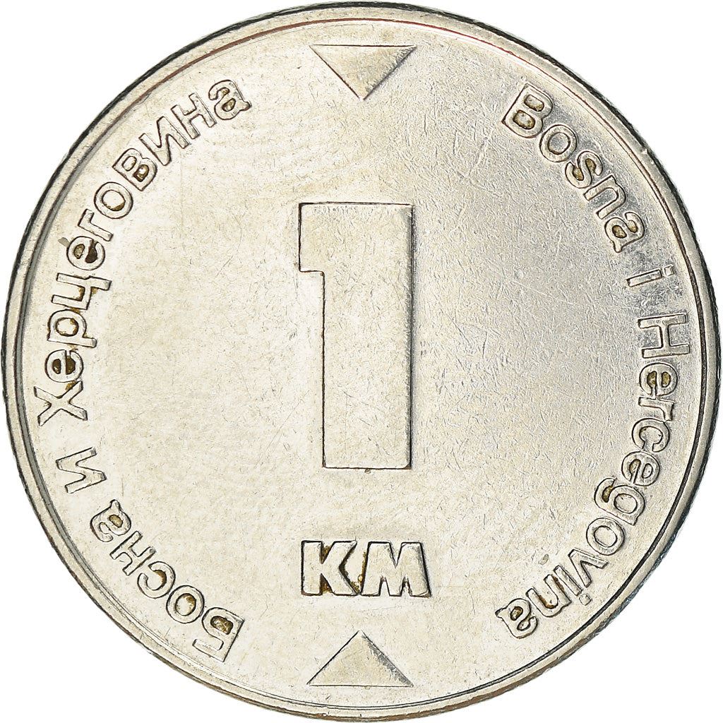 Bosnia and Herzegovina | 1 Konvertibilna Marka Coin | Coat of arms of Bosnia | Km:118 | 2000 - 2025