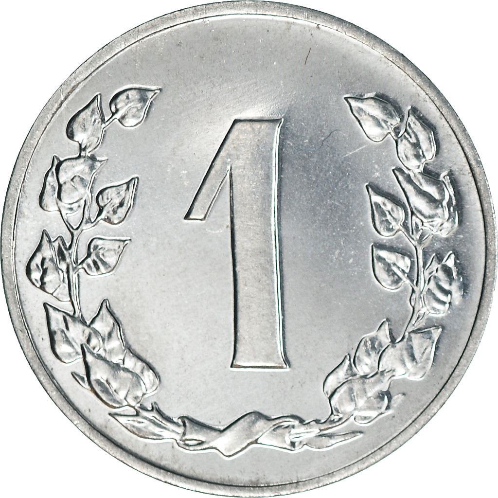 Czechoslovakia 1 Hale? | Linden Wreath | KM149 | 1991 - 1992