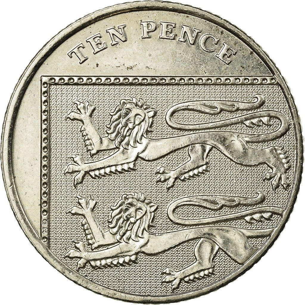 United Kingdom | 10 Pence Coin | Elizabeth II | Km:1110 | 2008 - 2010